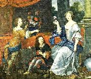 mlle de lavalliere and her children, c